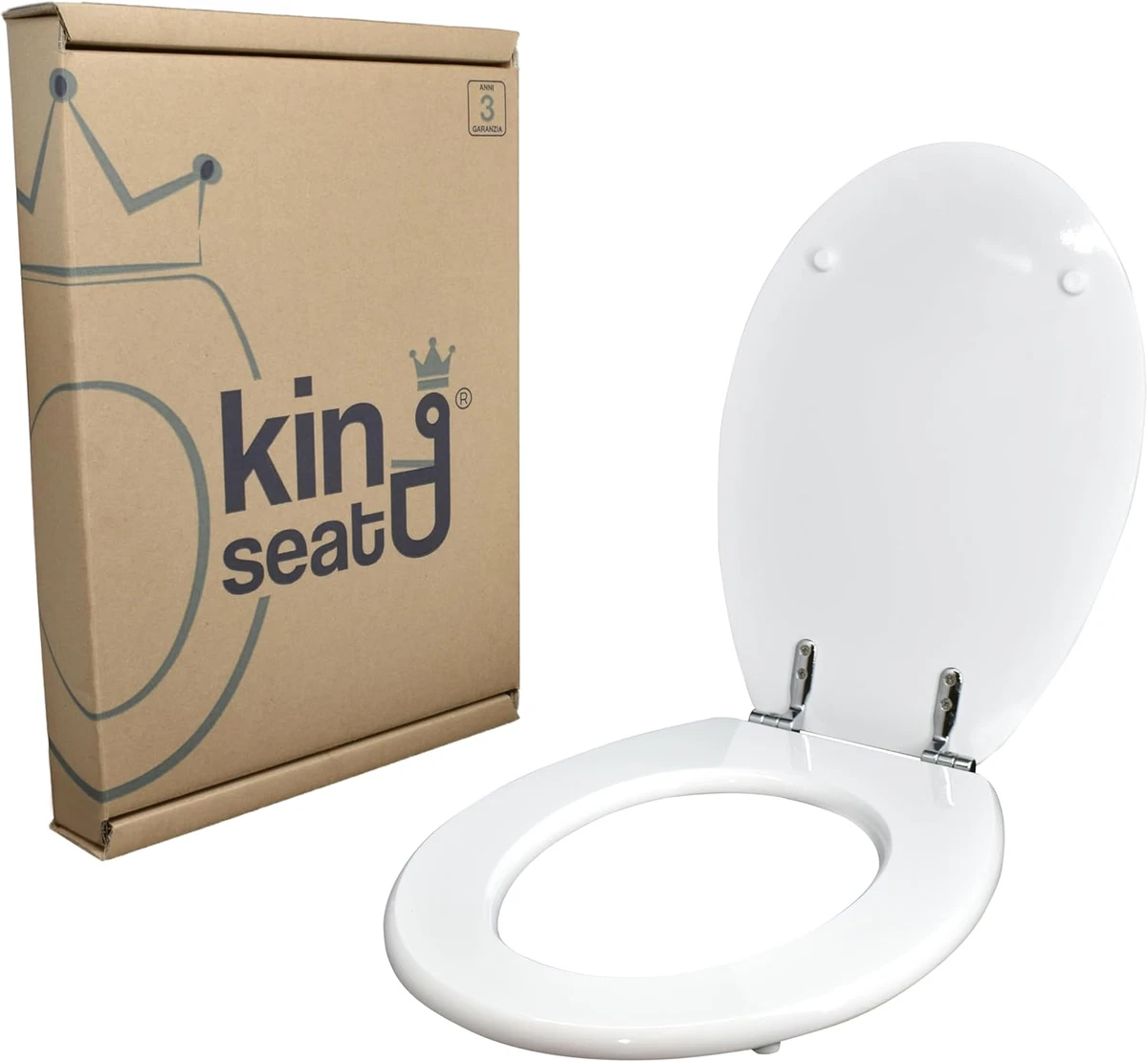 Ideal Standard - Set Di Cerniere Per Sedile Copriwater Serie I.life S E I.life B - TV90067 - Ricambio Originale Con Viti