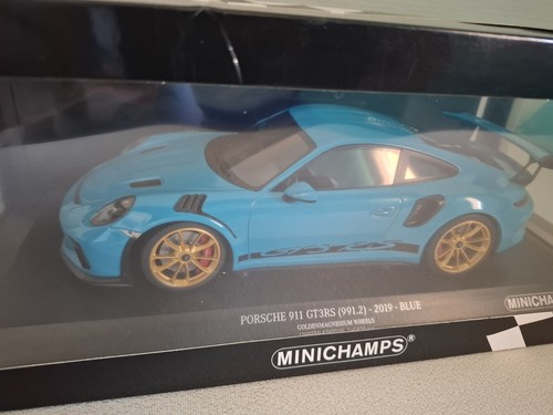 Porsche 991 Gt3 RS 2019 Bleu Miami 1 of 330 1:18 MINICHAMPS - Bild 8 von 9