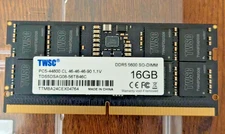 TWSC 16GB DDR5 SODIMM RAM 5600MHz 262 Pin Laptop Memory PC5-44800 - Fully Tested