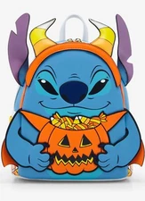Loungefly Disney Lilo & Stitch Candy Corn Stitch Glow-in-the-Dark Mini Backpack