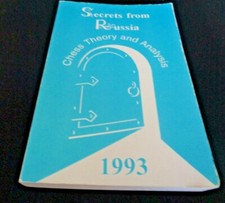 SECRETS FROM RUSSIA CHESS THEORY AND ANALYSIS 1993 By Anatoly Karpov Strategy 