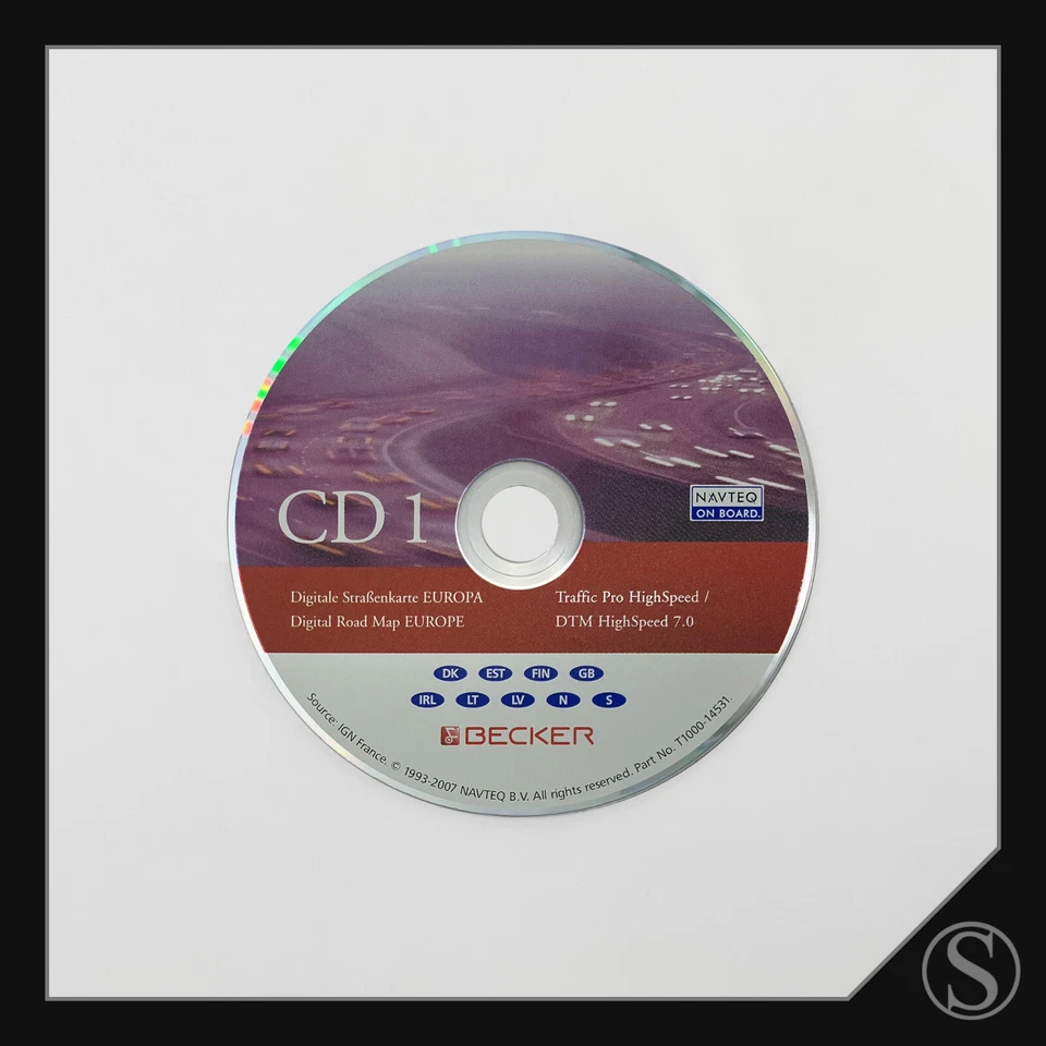Becker Digitale Straßenkarte Europa HighSpeed 7.0 T1000-15611 Navigationssoftw. - Bild 2 von 4
