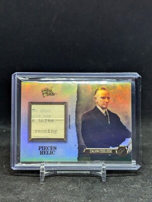 2023 Pieces of the past relic Calvin Coolidge