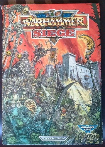 Warhammer Siege hardback rulebook for WHFB 3rd edition & 40k Rogue Trader