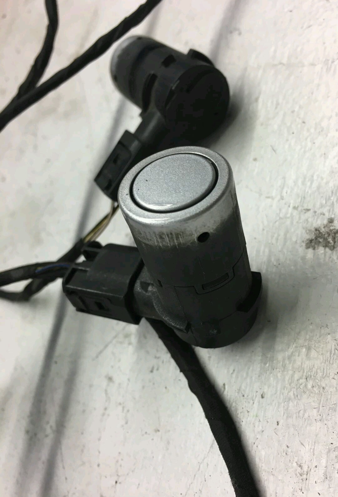 GEN BMW E61 E60 LCI REAR PDC PARKING x4 SENSORS & WIRING HARNESS LOOM