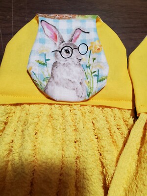 Set of 2 Handmade Hanging Kitchen Towels