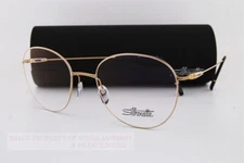 Brand New Silhouette Eyeglass Frames Dynamics Colorwave 5577 7530 Gold 50mm