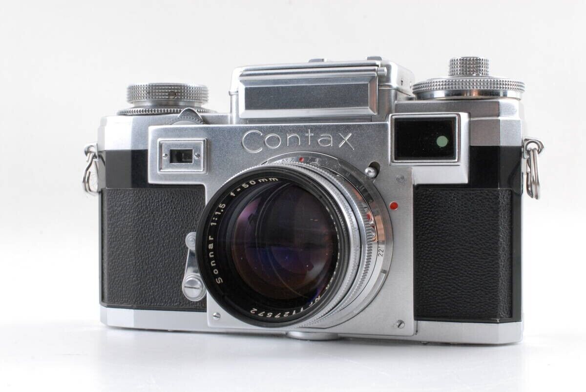 Contax Zeiss Ikon IIa 35mm Rangefinder Film Camera Sonnar Contax Zeiss Ikon IIa 35mm Rangefinder Film Camera Sonnar