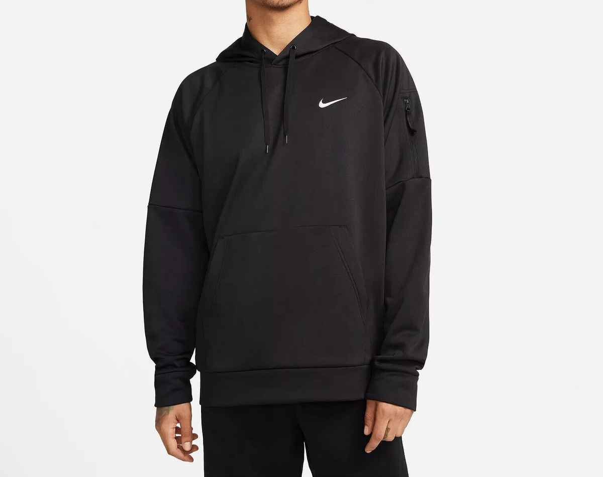NWT Nike Therma Men's Big Tall Hoodie Sweatshirt Black 3XL