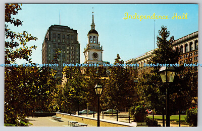 R745434 PA Philadelphia Independence Hall Kunst Farbkarte Plastichrome 1968