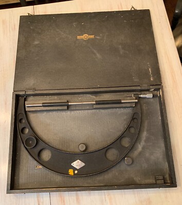 Moore & Wright Outside Micrometer No. 971 - 16-17'' w/17'' Standard - Wood Case