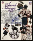 Walter Payton Signed Photo 8x10 Football Autograph Chicago Bears 34 HOF PSA/DNA