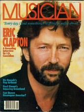 Musician Magazine November 1986 Eric Clapton Ric Ocasek Cars Paul Simon Queen