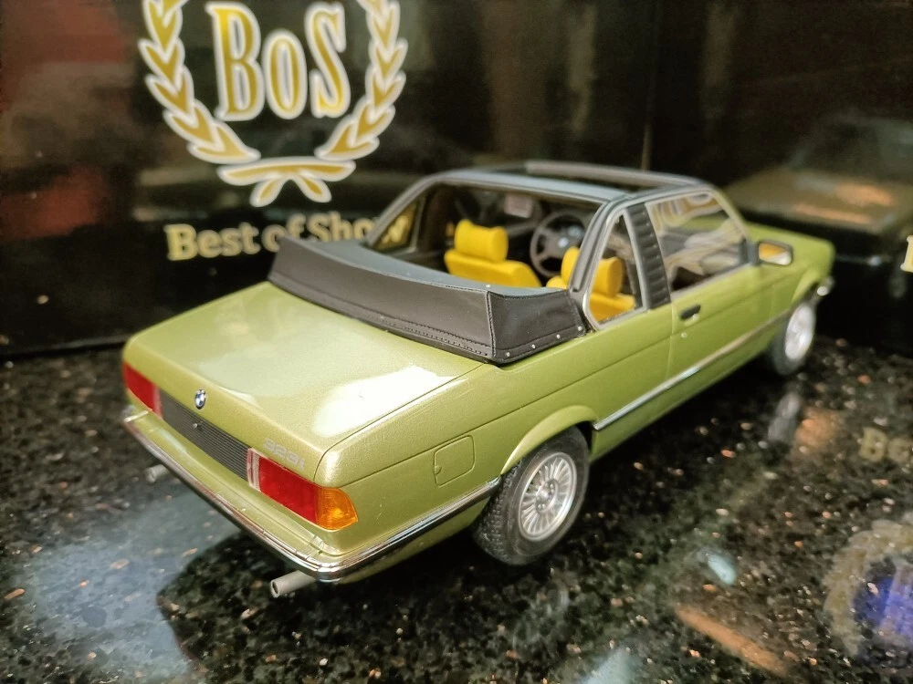 送料無料/新品】 BoS 1/18 BOS073 1979 grun E21 Baur BMW ミニカー