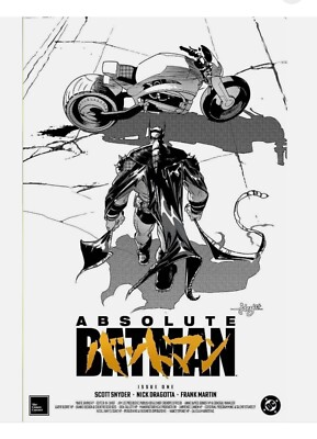 ABSOLUTE BATMAN #1 FERNANDEZ 4th PRINT GOLD FOIL  AKIRA  HOMAGE LTD 2500