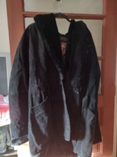 Beautiful G Iii 100% Leather Suede Hooded Women's Jacket Belted Lined Size Large