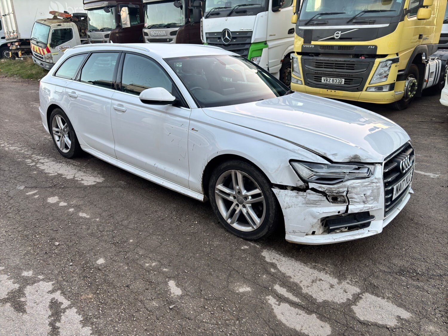 2017 AUDI A6 S LINE TDI QUATTRO S TRONIC 2.0 DIESEL ESTATE DAMAGED