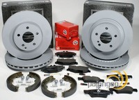 Zimmermann Bremsen Ø 312 Mm + Ø 300 Mm Vorne Hinten FüR Mercedes E-Klasse W211