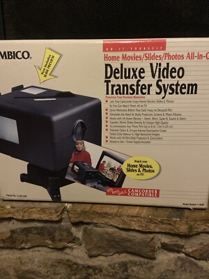 Ambico Deluxe Video Transfer System/ DYI  VHS  8MM VHS- C Model # V-0650. NEW!!!