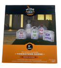 Hyde & EEK 8' Long Indoor Outdoor Tombstone Scene Airblown Halloween Inflatable