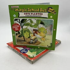 Lot Of 5 The Magic School Bus Books Paperback Activity Book Scholastic 2 Sizes