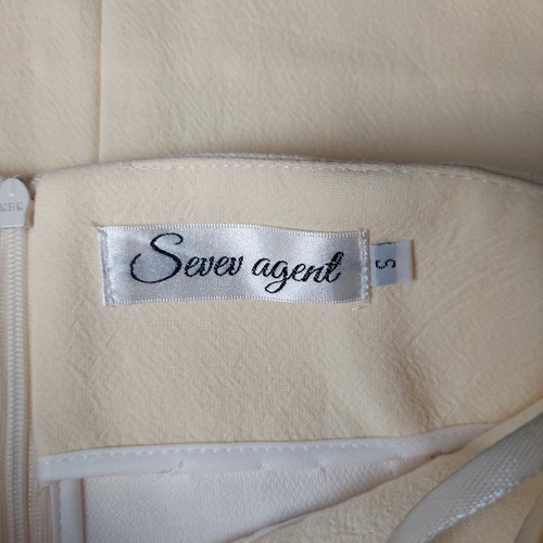 Seveu agent Skirt Womens Small A-Line Bow Crystal Detailing Party Cocktail Event - Picture 9 of 12