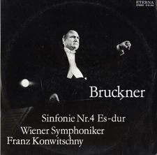 BRUCKNER Symphony 4 KONWITSCHNY Vienna SO Eterna 825504 LP EX 1960 Recording