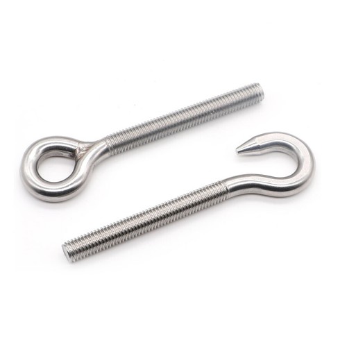 1/5/10Pcs 304 Stainless Steel Screw Hook & Eye Loop Cup Ring M4 M5 M6 M8 M10 M12 - Picture 7 of 9