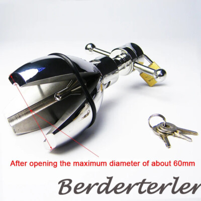 Adjustable Anal Anus Trainning Steel Butt Plug Opening Dilator Expander Sex  Toy