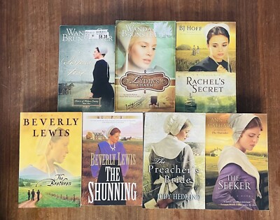 Lot of 7 Paperback Amish Christian Country Romance Novels