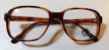 Vintage ELITE OPTICAL Harry Amber 50/19 Eyeglass Frame NOS O9