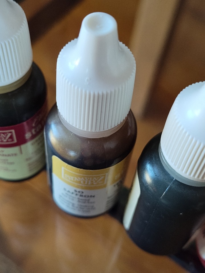 Lot of 8 Stampin Used Up INK REFILLS ReInkers Stamp Pad Refills Asst