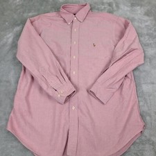 Ralph Lauren Mens Long Sleeve Shirt 17 32/33 Color Classic Fit Button Up
