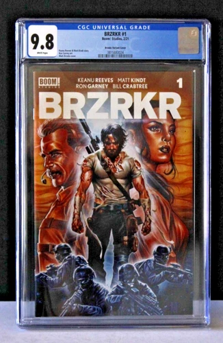 BRZRKR  #1  MARK BROOKS VARIANT  1ST PRINT  CGC 9.8