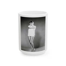 Joan Collins #664 (Vintage Female Icon) White Coffee Mug
