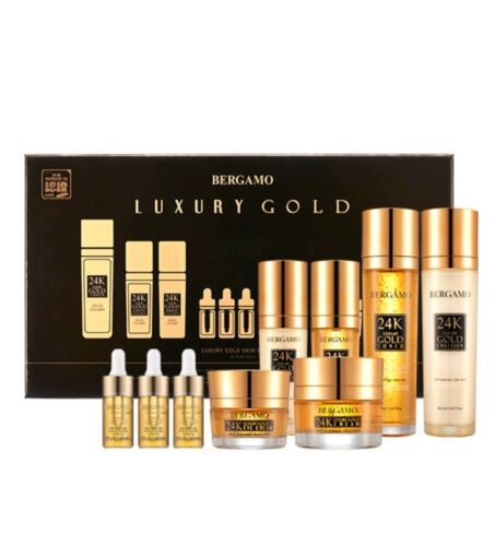 Bergamo Luxury Gold 9PCS Skincare Set    K-Beauty - Picture 1 of 4