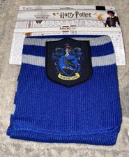 New Harry Potter Ravenclaw Cosplay Knit Scarf Blue