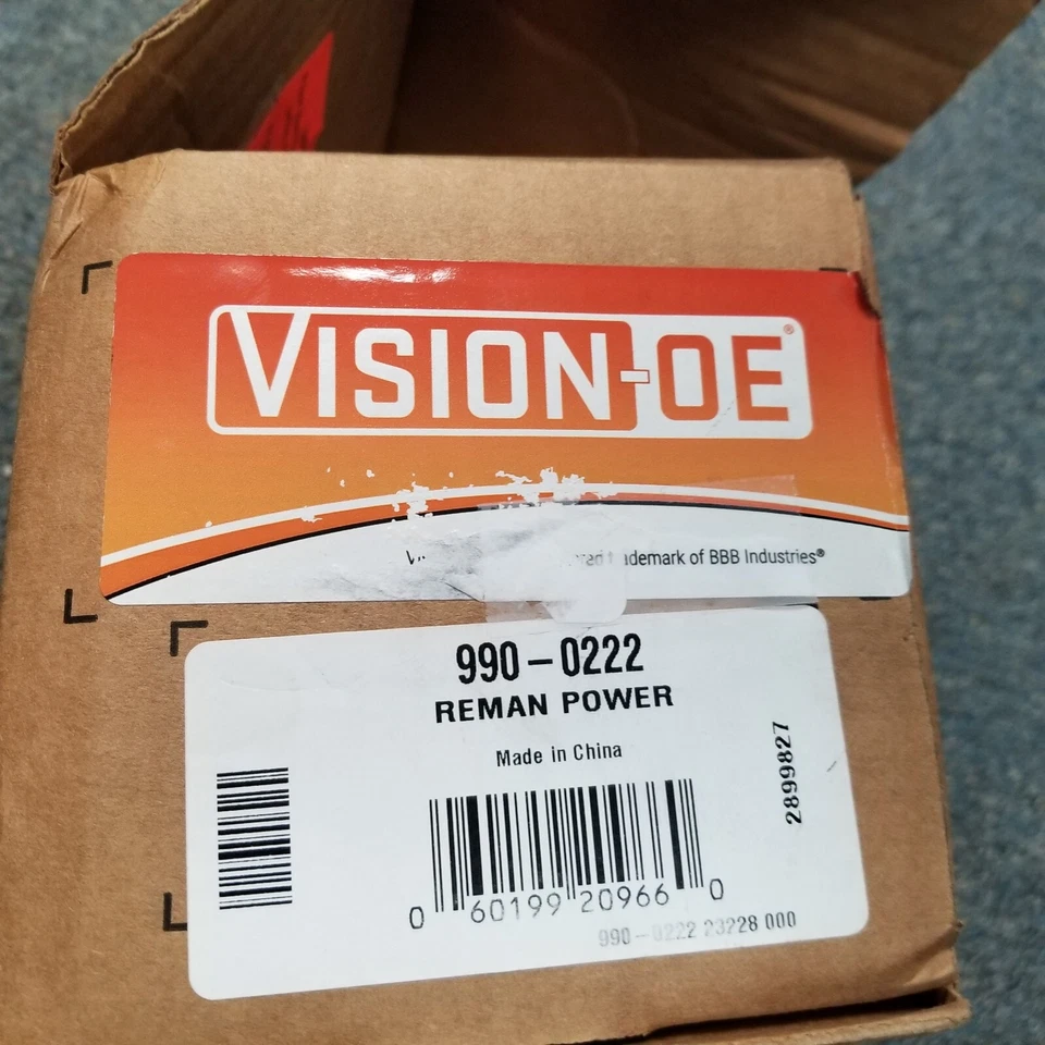 Bomba de dirección asistida remanufacturada Vision-OE 990-0222 se adapta a modelos seleccionados de Toyota Foto 2 de 4