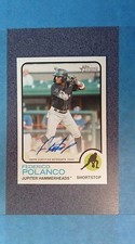 CT05) 2022 Topps Heritage FEDERICO POLANCO Auto Jupiter Hammerheads