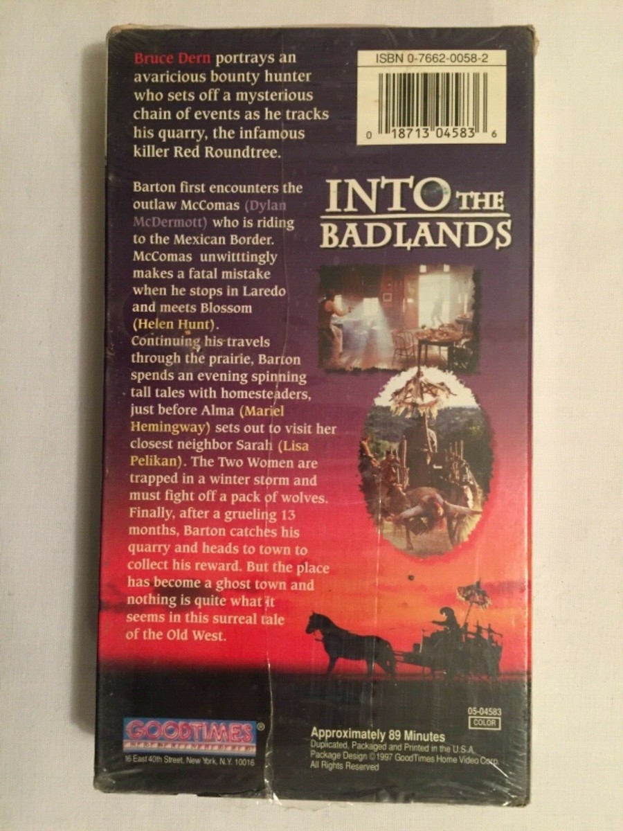 Into The Badlands TV Movie Horror Western VHS 1991 Bruce