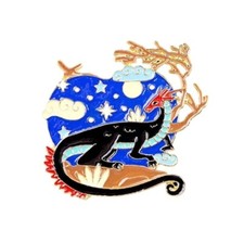 Metal Enamel Lapel Pin Fantasy Cloud Dragon