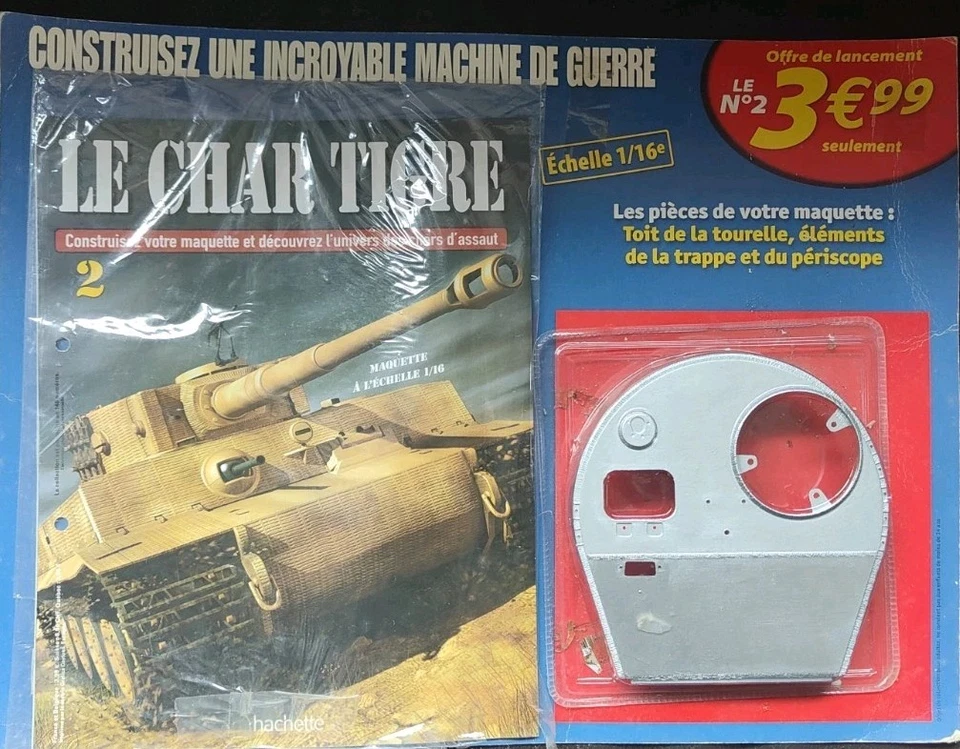 Construire Le Char Tigre 1/16 Hachette Complet 140 Numéros  - Photo 2/4