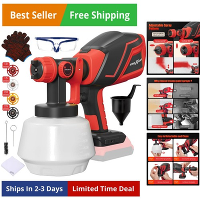 #ad Cordless Paint Sprayer for Mwk M18 18V BatteriesElectric Paint Sprayer with ... $83.58