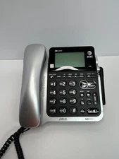 AT&T Corded Phone Answering Machine Caller ID System Large CL84102 Tested/Works!