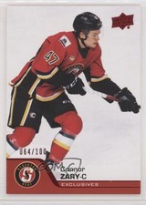 2020-21 Upper Deck AHL Exclusives 64/100 Connor Zary #47 0f9h