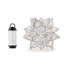  MOUNT Lampe de Camping  Star Color Abat-Jour Doré Plat en Sucre La4908