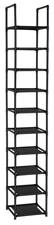10 Tiers Shoe Rack Space Saving Vertical Single Pairs Sturdy Shoe Shelf Stora...