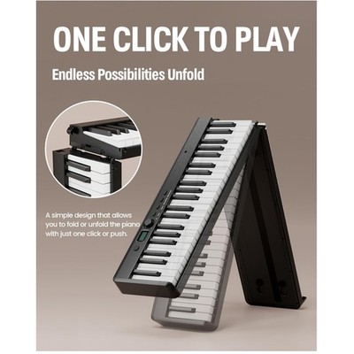 Foldable Full Size Piano w/ Storage Bag