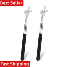Adjustable Classroom Pointers - 2 Pack of Telescopic Finger Sticks for Teachers
