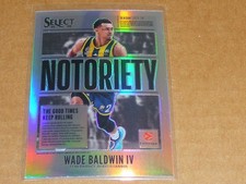 2025/26 Panini Select EUROLEAGUE WADE BALDWIN IV NOTORIETY SILVER PRIZM #3
